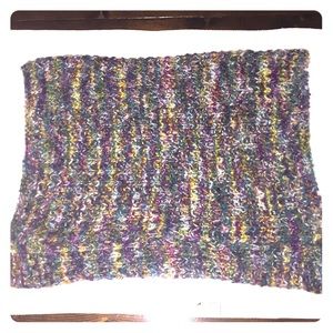 Colorful Knit Infinity Scarf